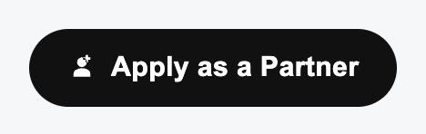 Black Apply as a Partner button with a partner icon
